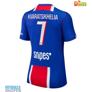 Billiga Paris Saint-Germain Khvicha Kvaratskhelia #7 Hemmatröja Dam 2026-27 Kortärmad